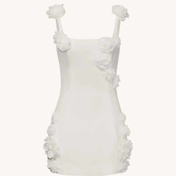 JW PEI Dresses & Skirts - JW PEI White Floral Mini Dress